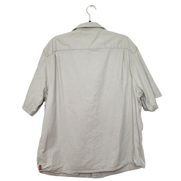 Wrangler Khaki Button Down Shirt - Picture 2 of 4